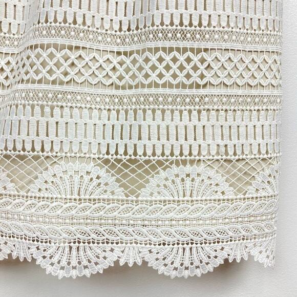 WHBM White Lace Shift Dress Sleeveless - Picture 7 of 13